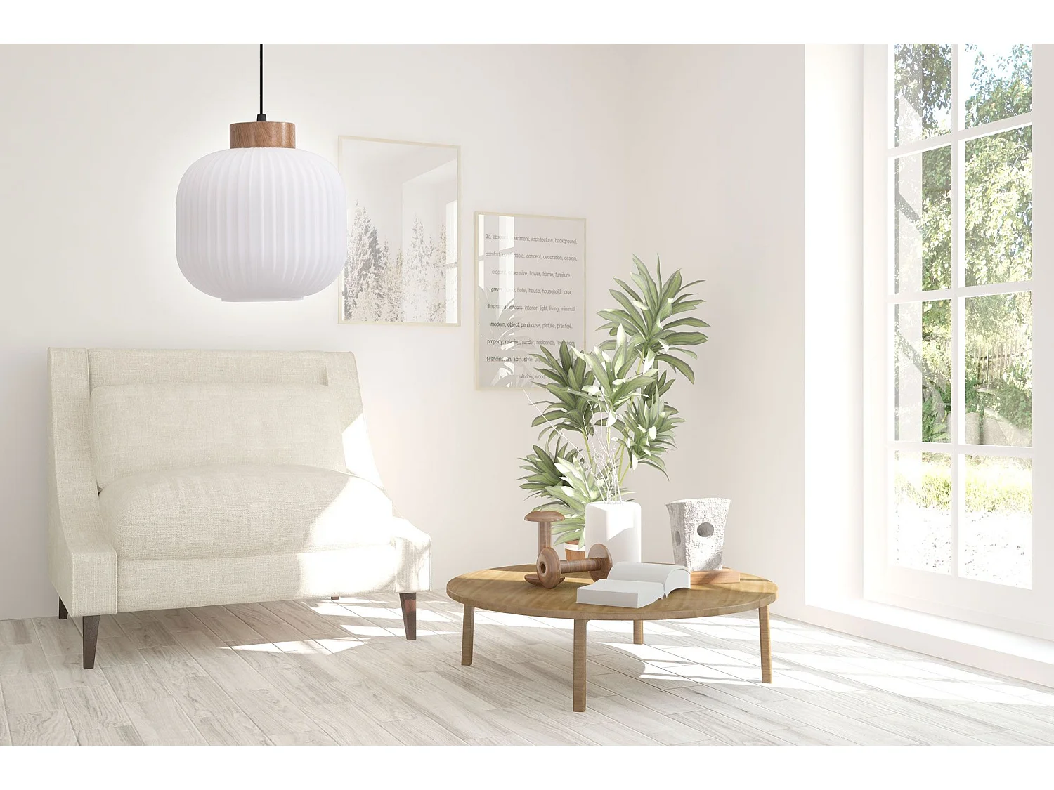 Lampe Suspendue Toolight App1068 White