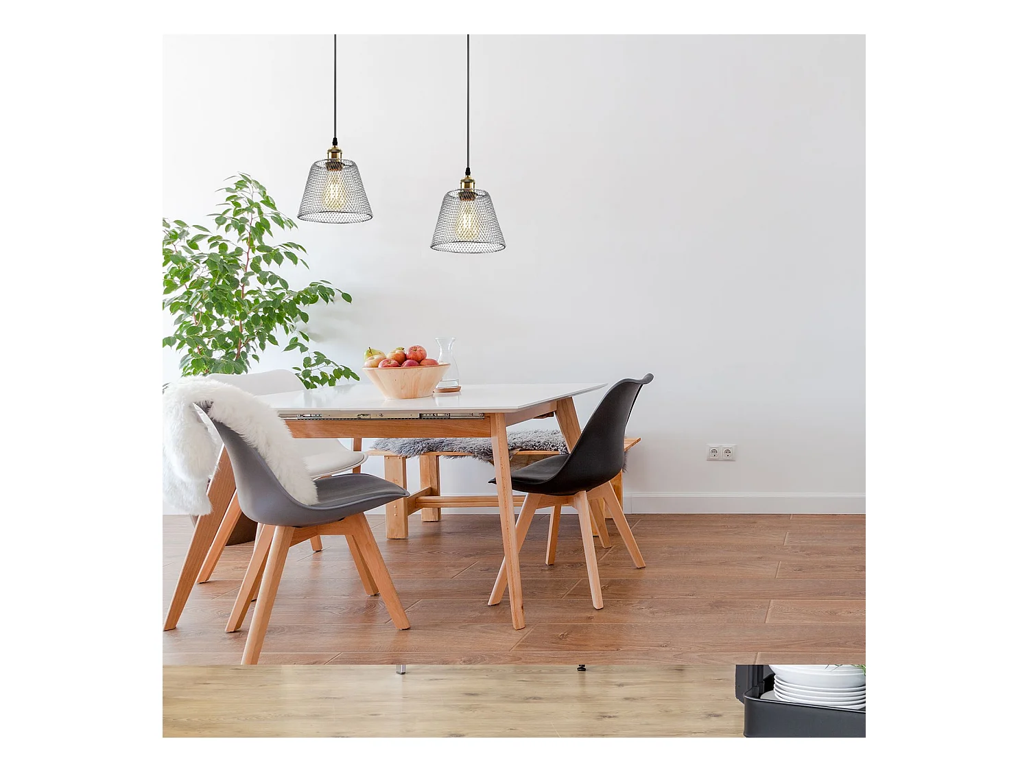 Lampe Suspendue Toolight App946-1Cp Set 20Cm Chrome