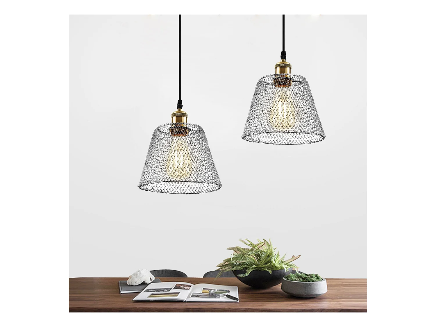 Lampe Suspendue Toolight App946-1Cp Set 20Cm Chrome