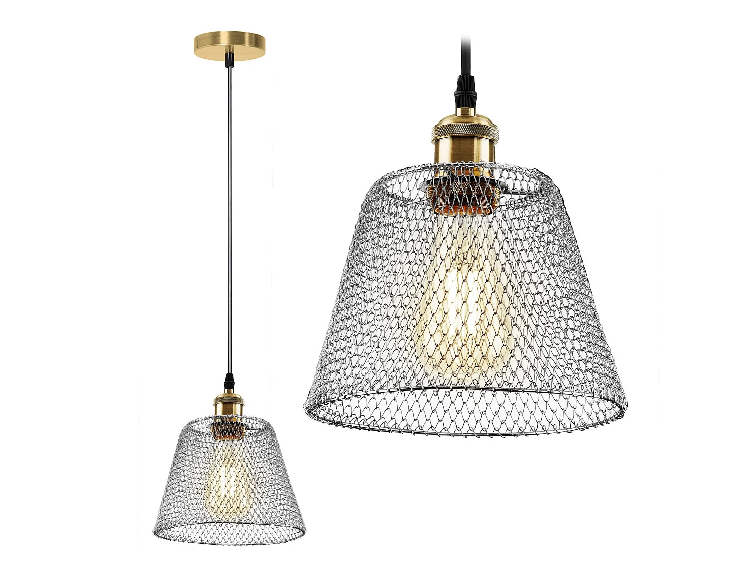 Lampe Suspendue Toolight App946-1Cp Set 20Cm Chrome