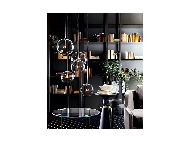Hängelampe Toolight App1682-1Cp 15Cm Black Chrome