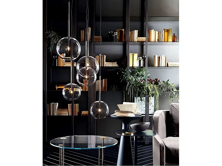 Lampe Suspendue Toolight App1682-1Cp 15Cm Black Chrome