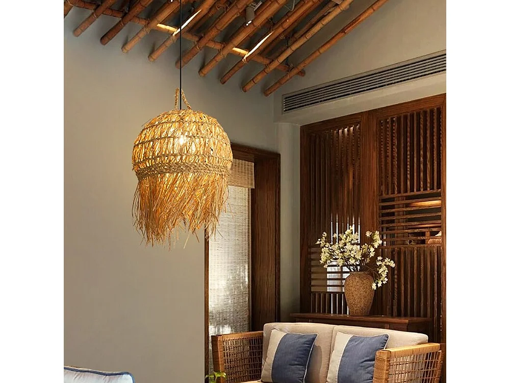 Lampe Suspendue Toolight App1251-1Cp Boho Brown