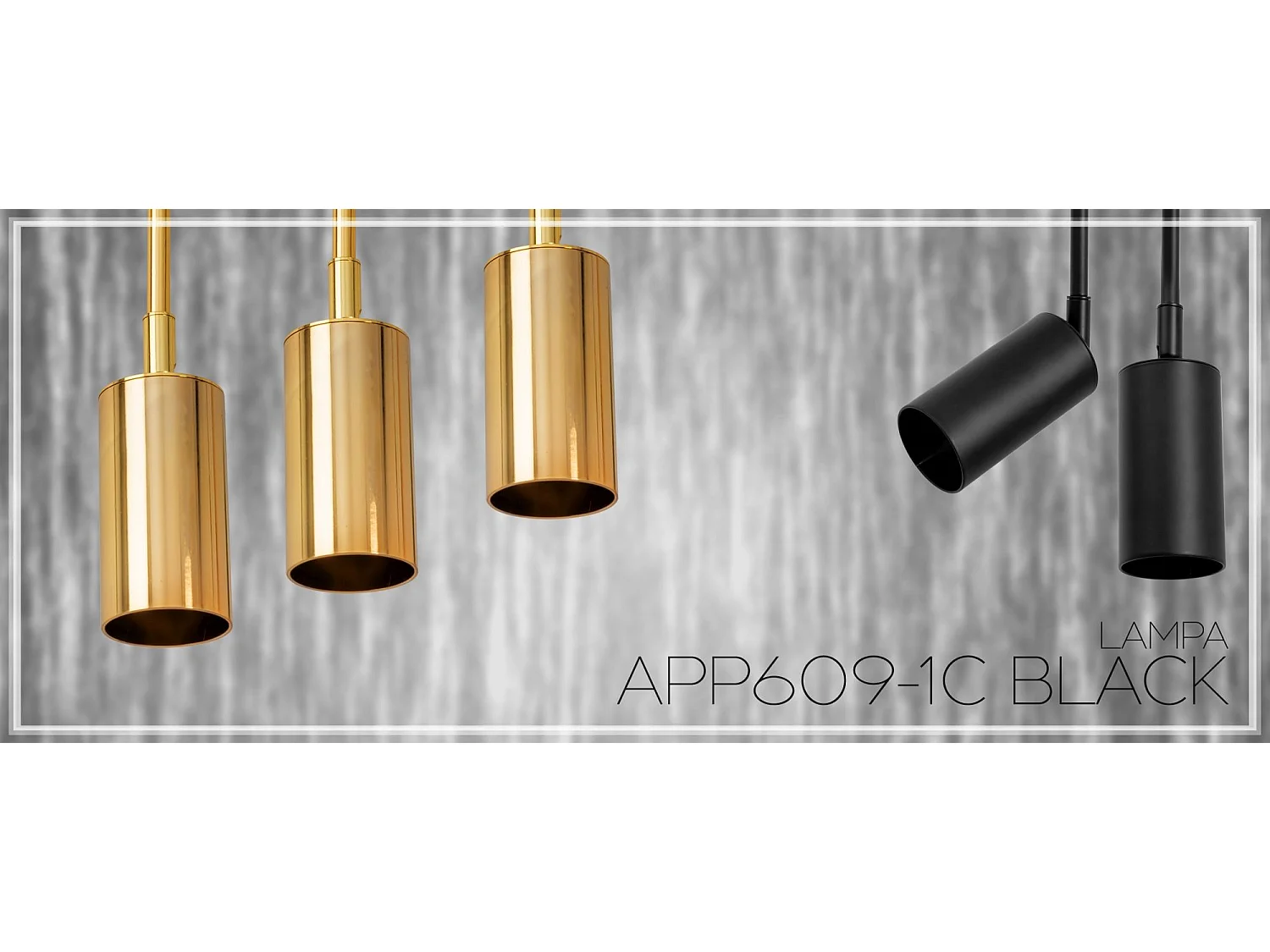 Candeeiro Suspenso Toolight App240-1Cp Black