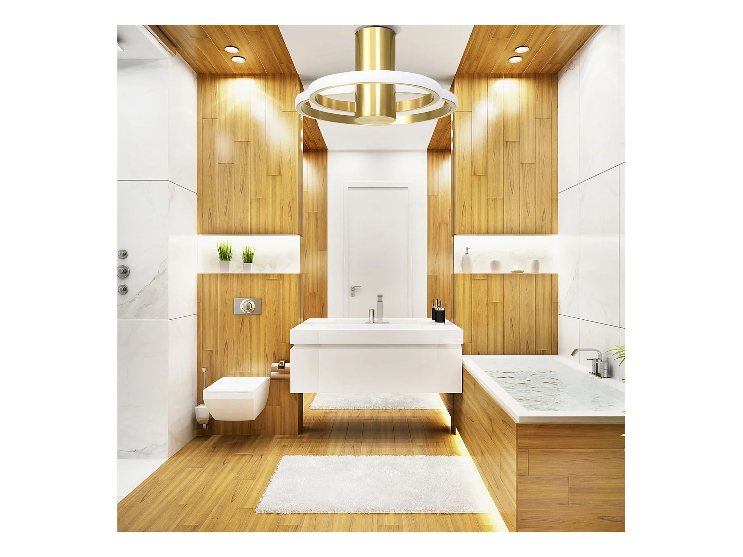 Hanglamp Toolight App1402-Cw Gold