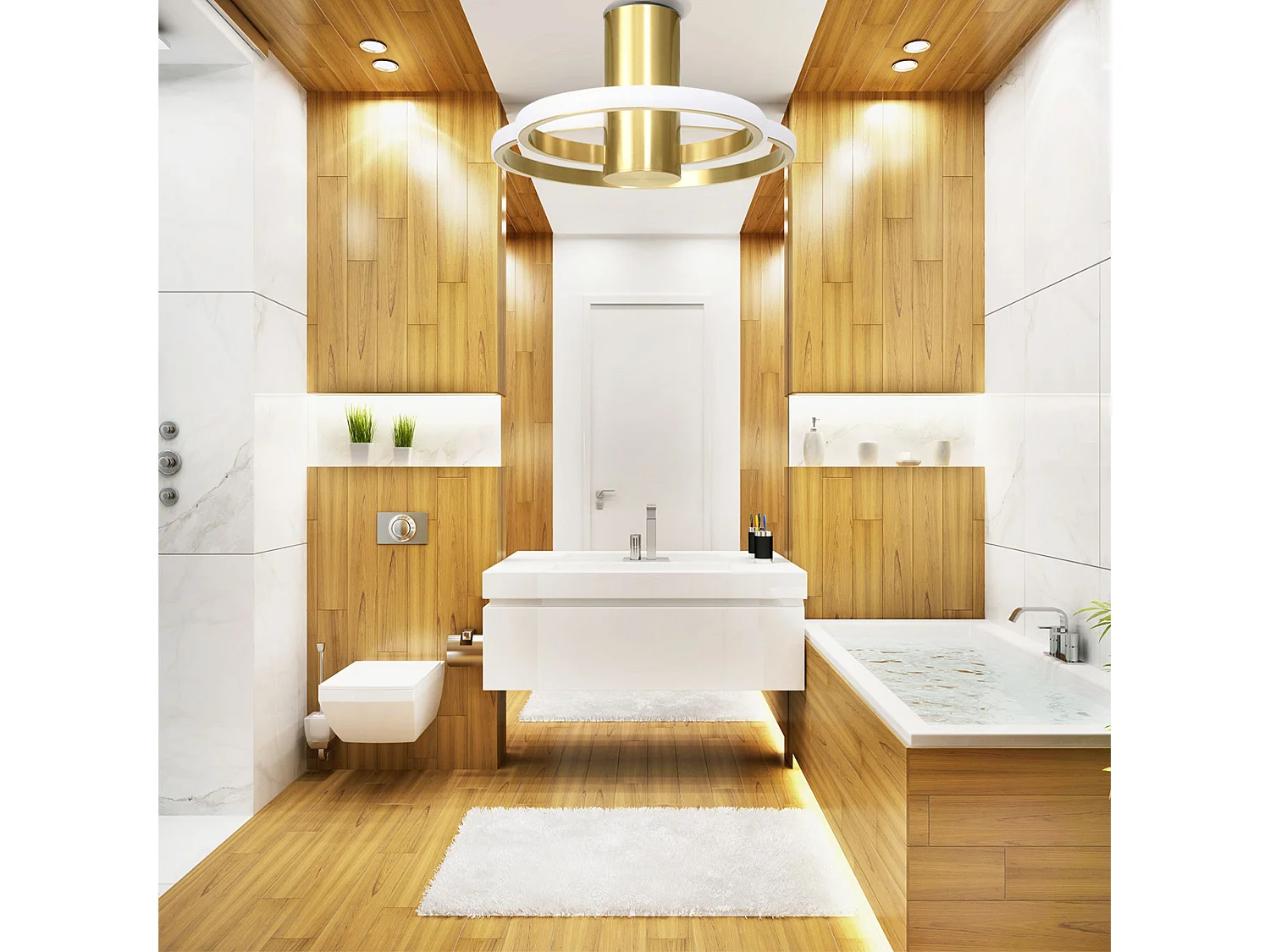 Lampada Toolight App1402-Cw Gold