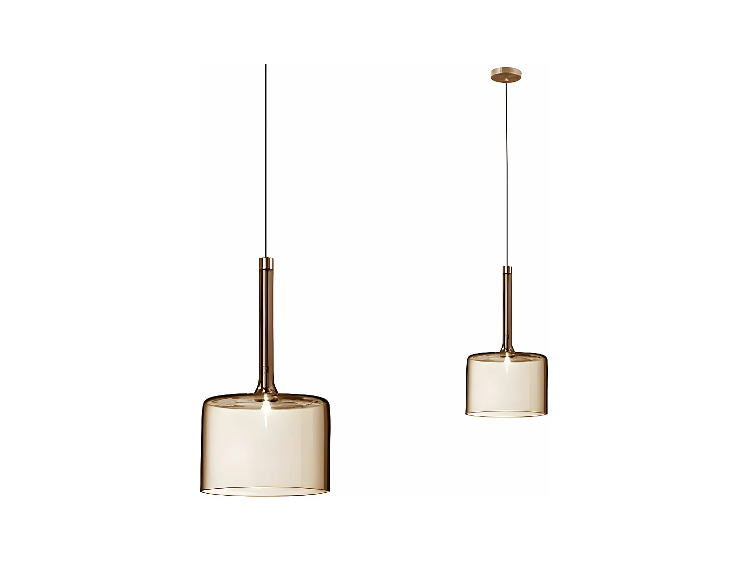 Candeeiro Suspenso Toolight App1698-1Cp A Brown