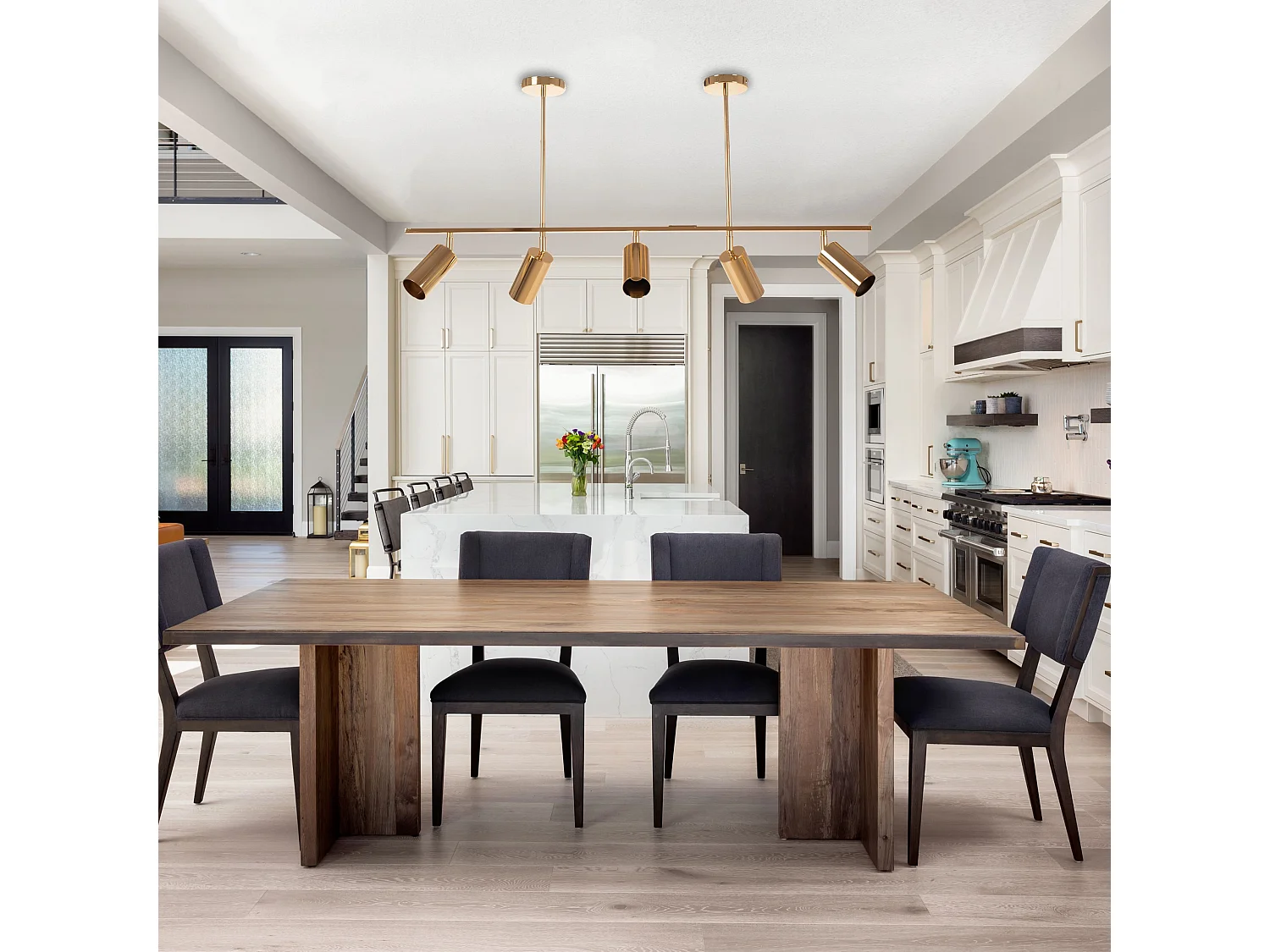 Hängelampe Toolight App612-5C Loft Gold