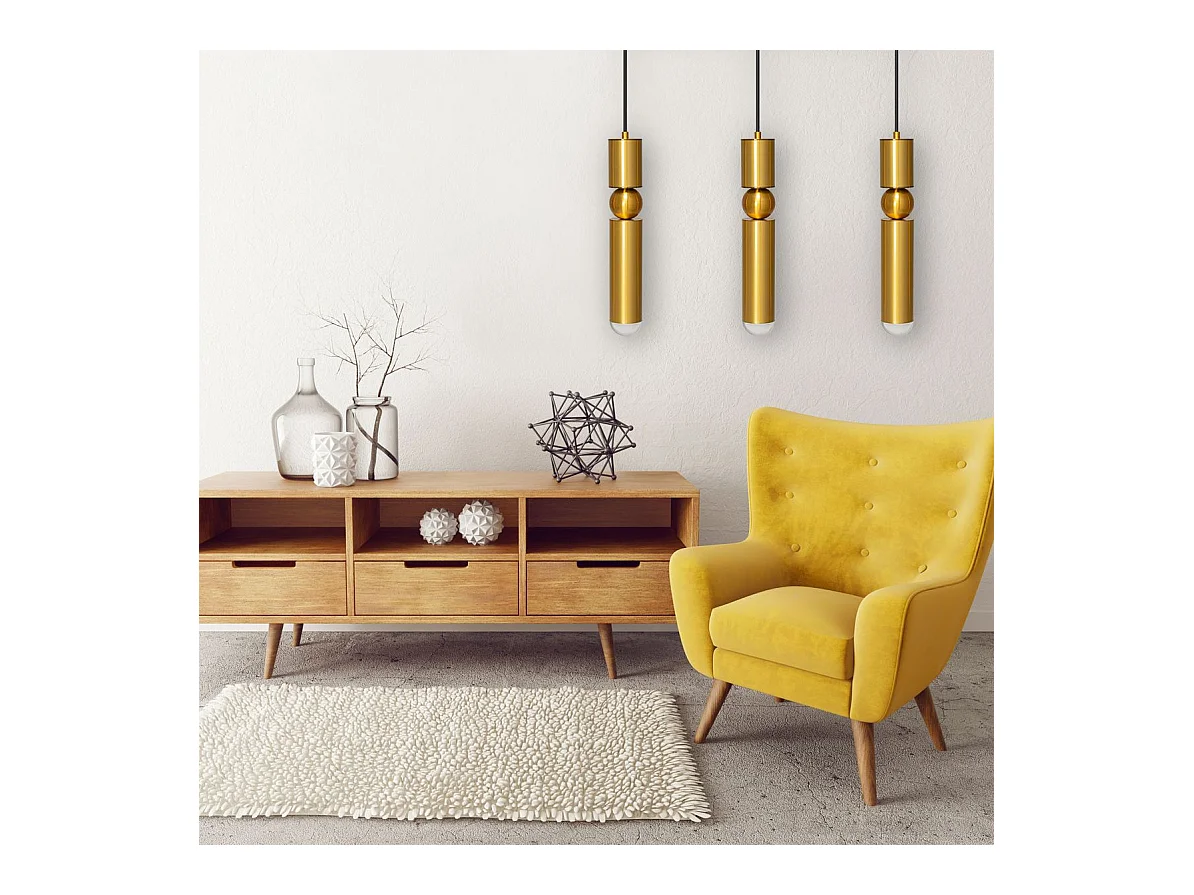 Lampe Suspendue Toolight App471-3Cp Gold