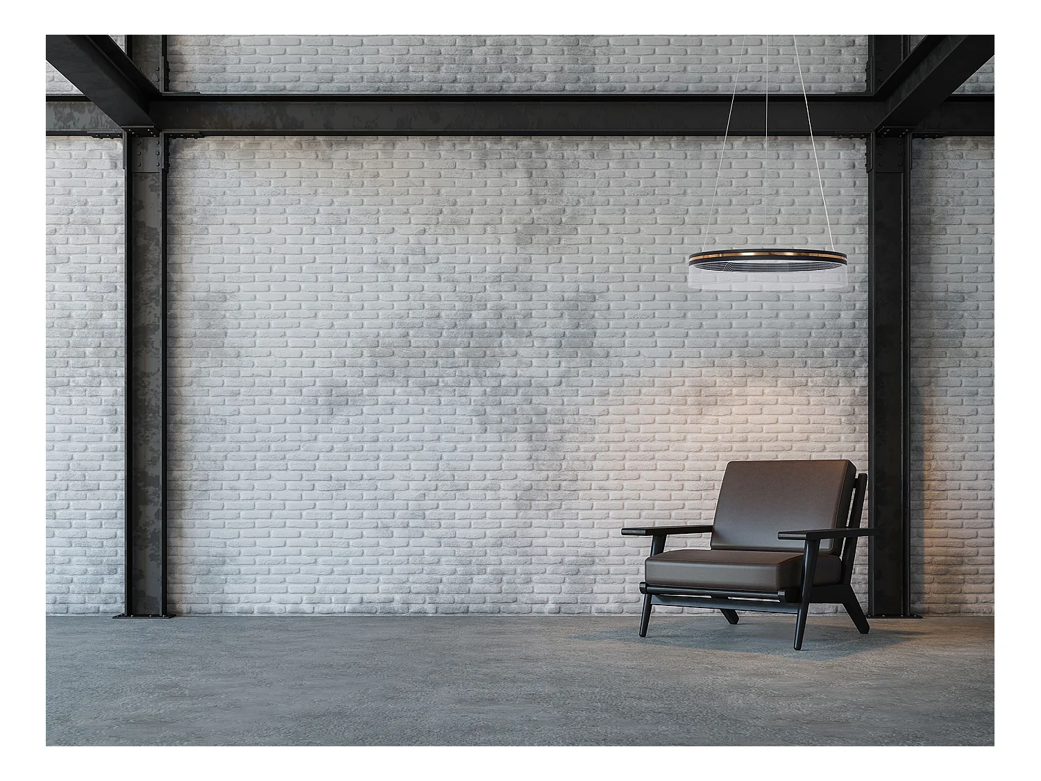 Lampe Suspendue Toolight App1191-Cp 40Cm Black