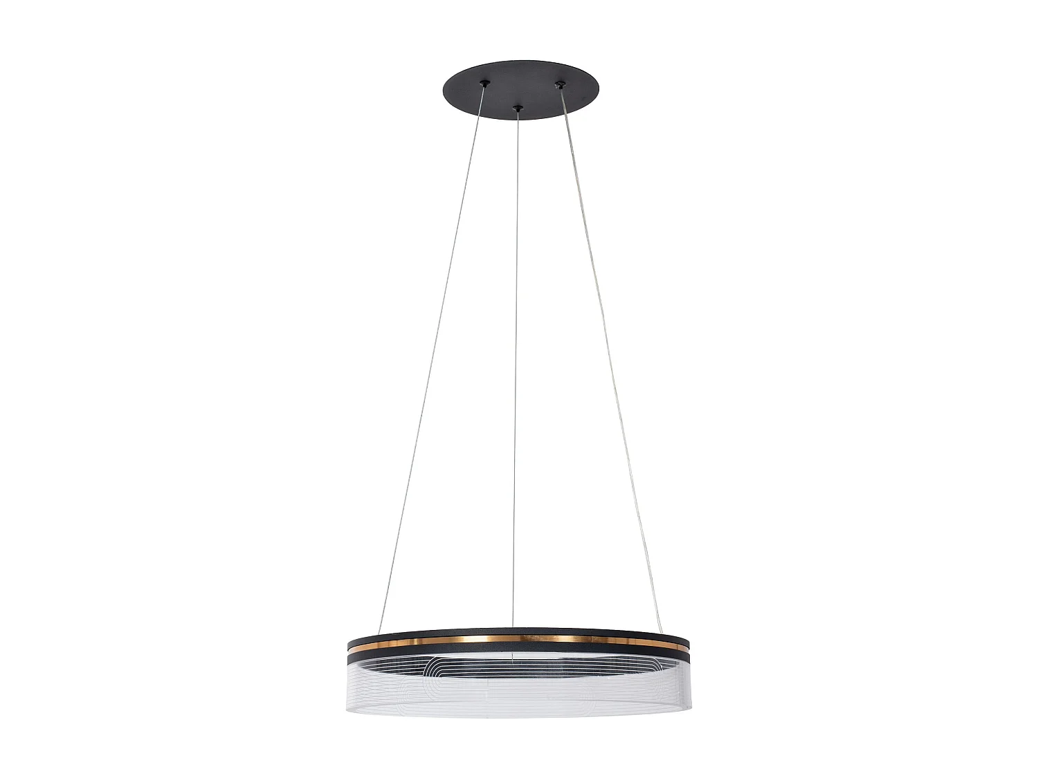 Lampe Suspendue Toolight App1191-Cp 40Cm Black