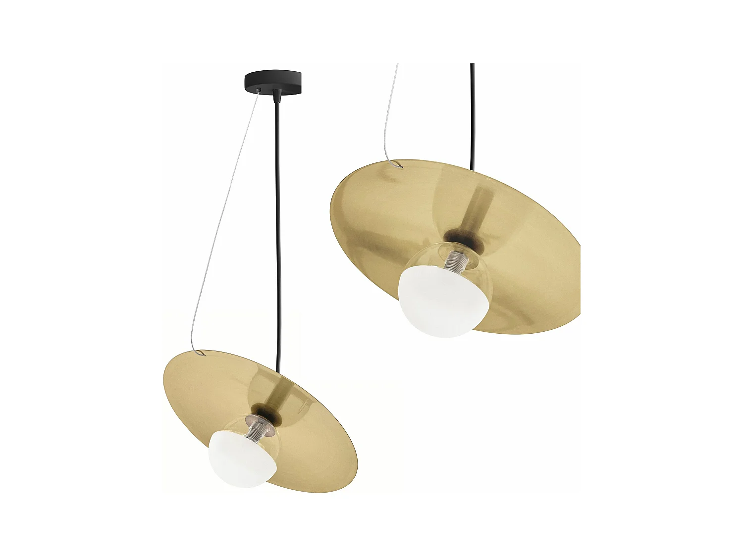 Lampe Suspendue Toolight App1417-Cp Black Gold