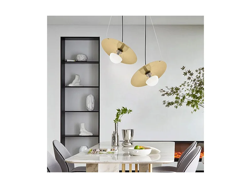 Lampe Suspendue Toolight App1417-Cp Black Gold