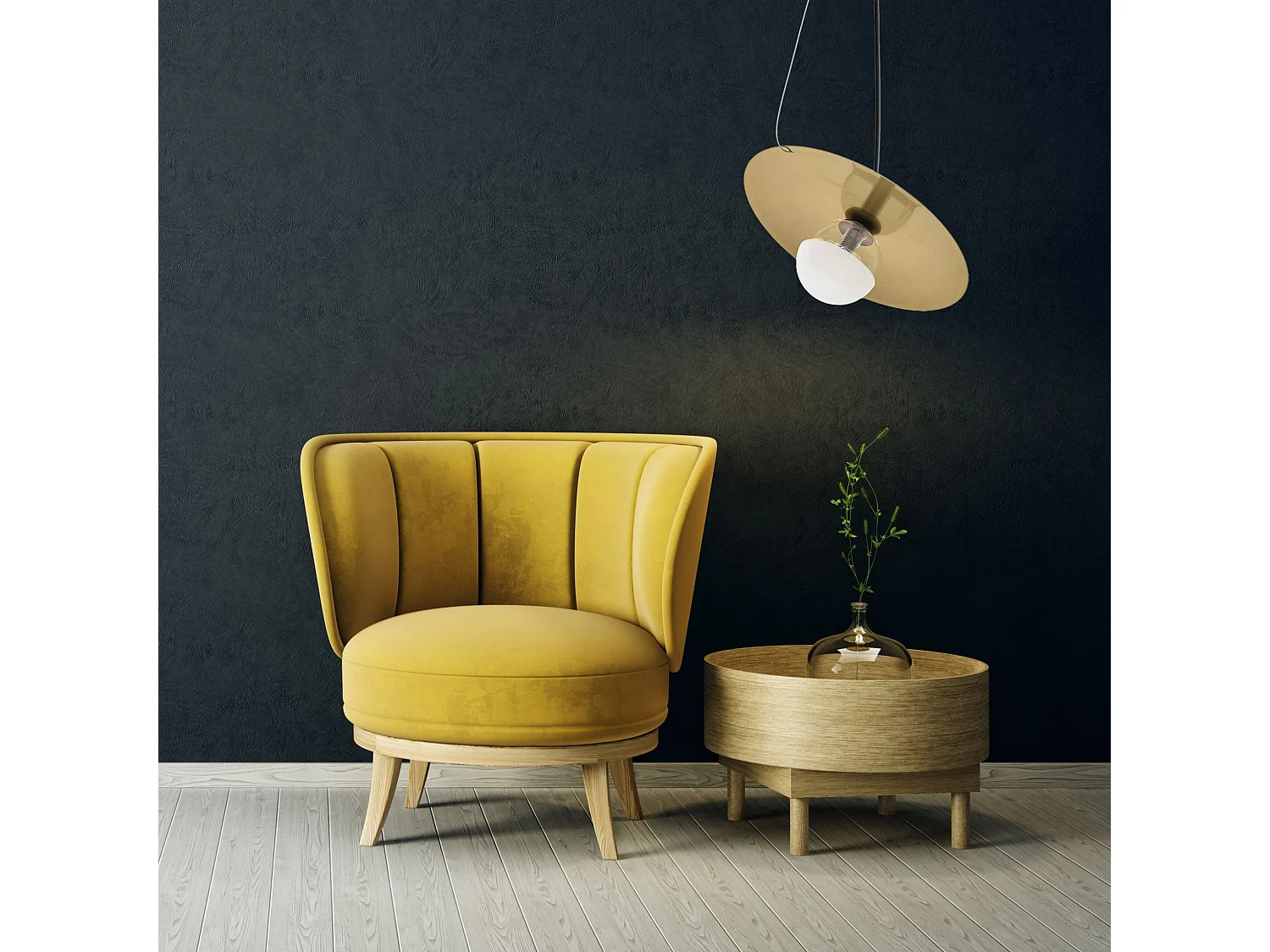 Lampada Toolight App1417-Cp Black Gold