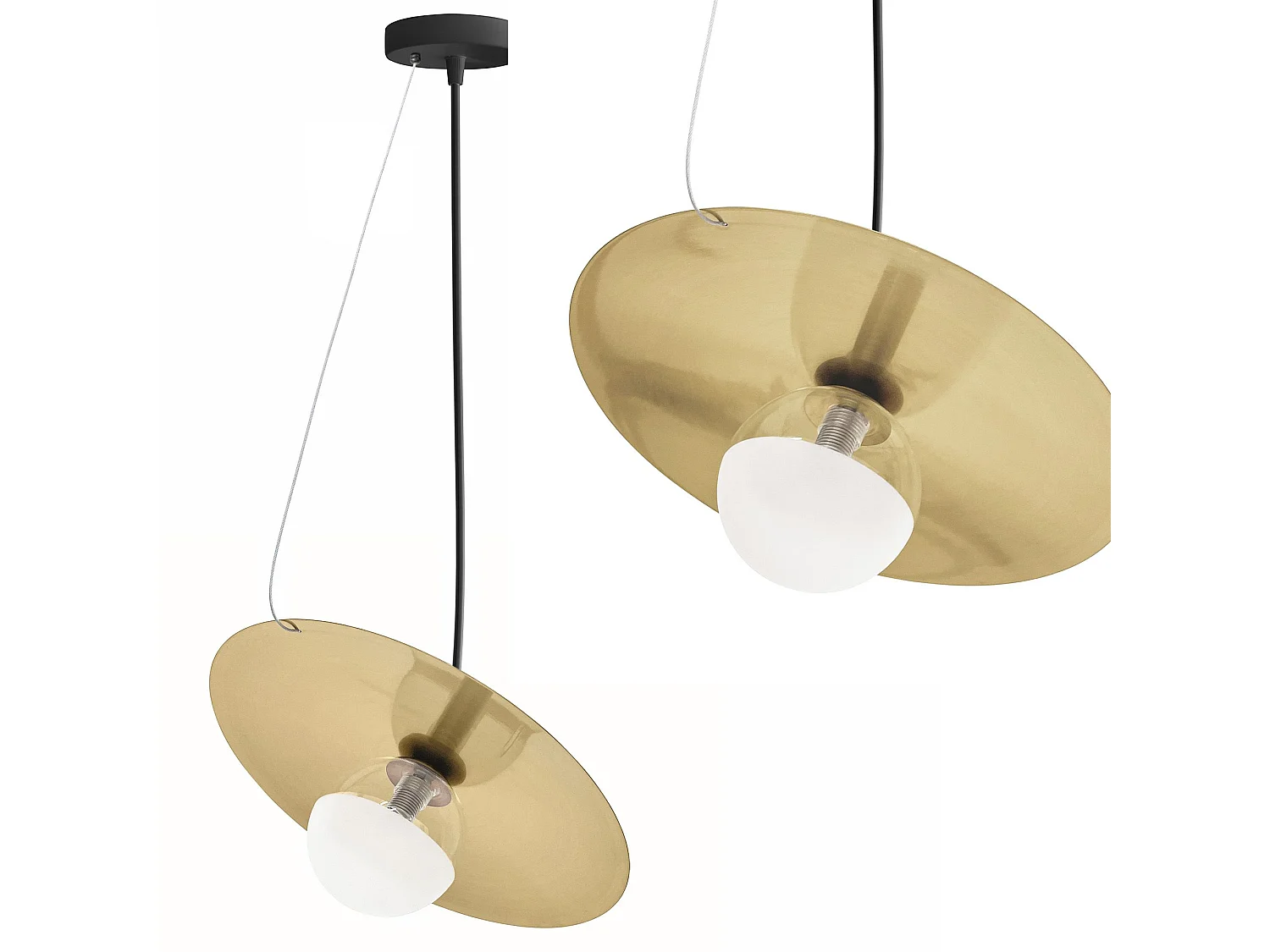 Lampe Suspendue Toolight App1417-Cp Black Gold