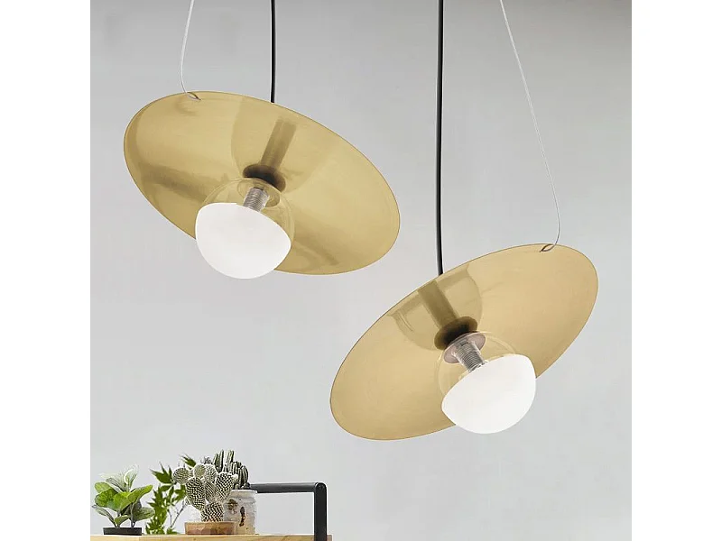 Lampe Suspendue Toolight App1417-Cp Black Gold