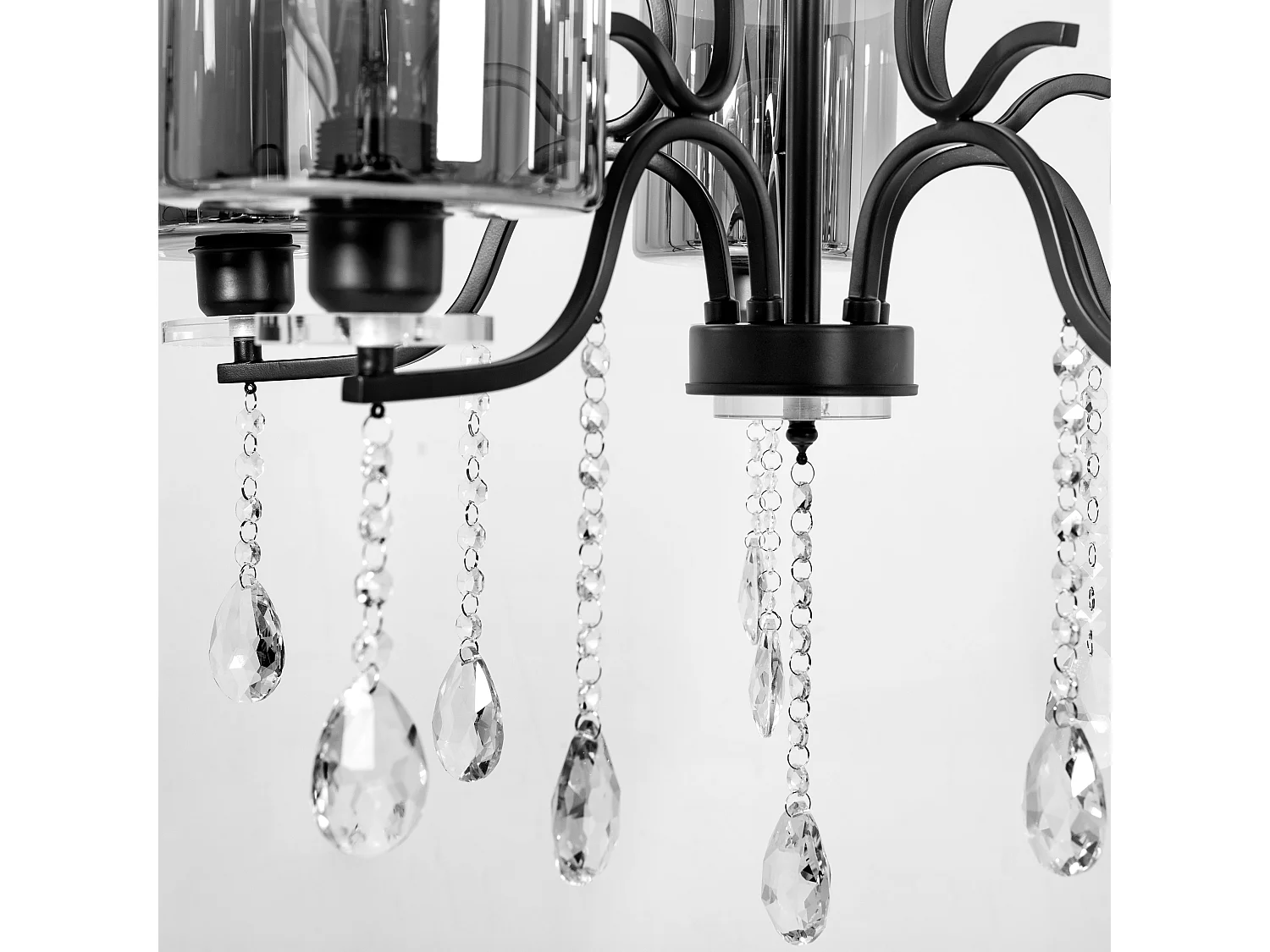 Candeeiro Suspenso Toolight App958-5Cp Black
