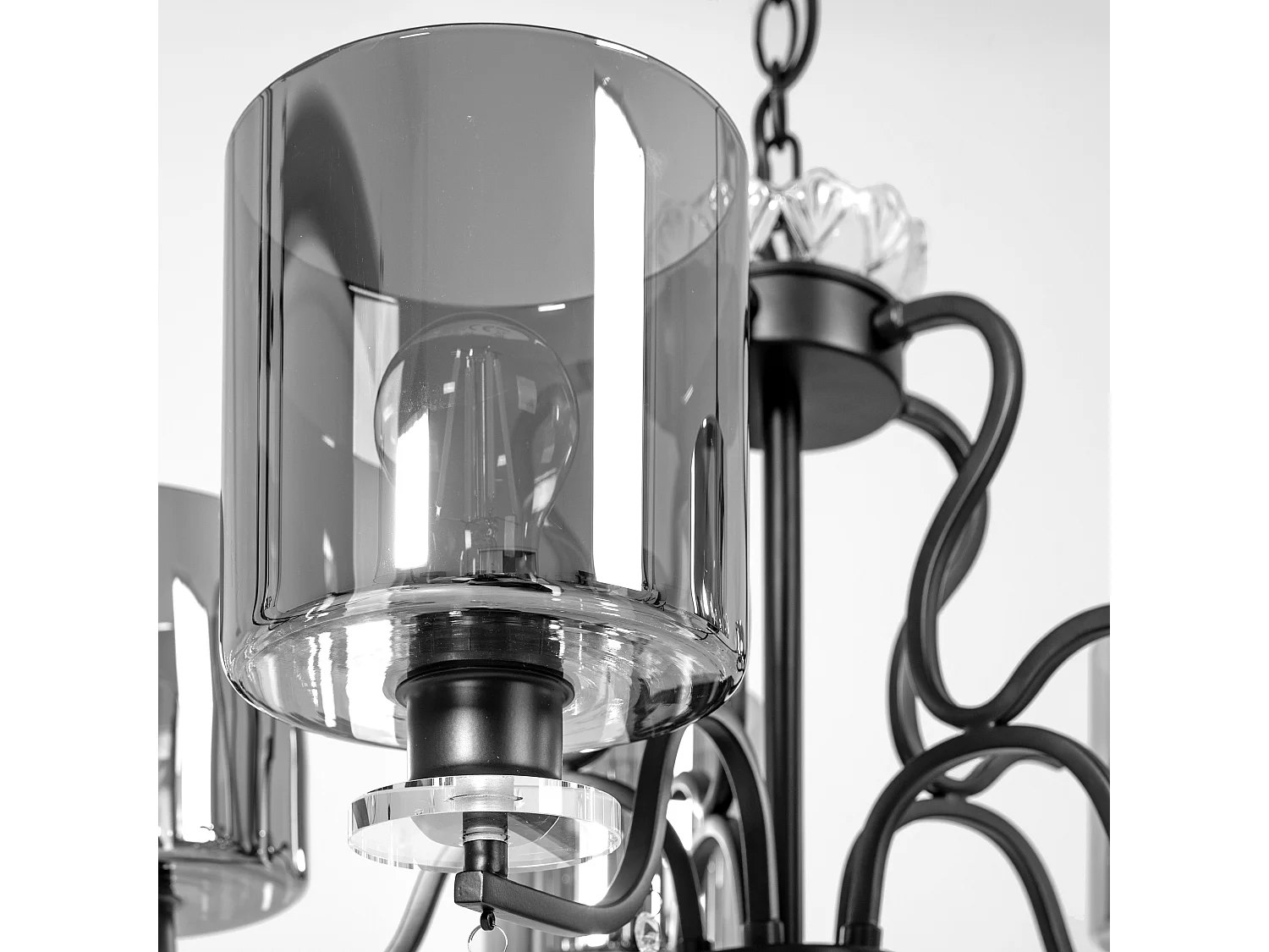 Candeeiro Suspenso Toolight App958-5Cp Black