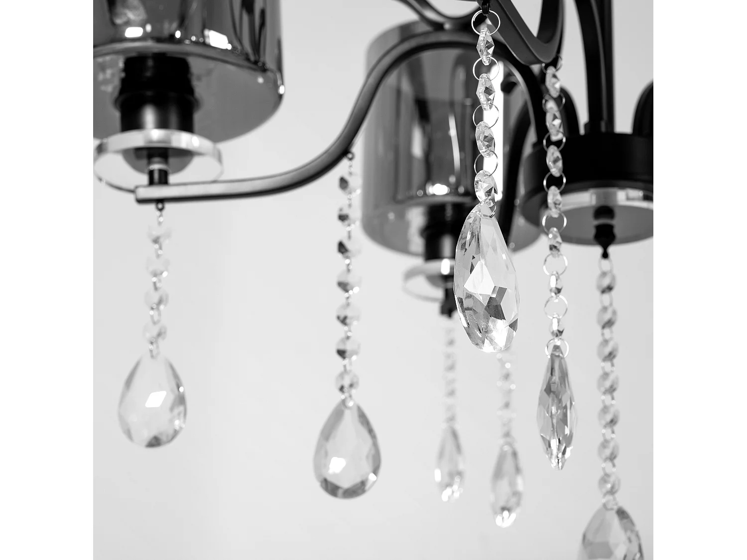 Candeeiro Suspenso Toolight App958-5Cp Black