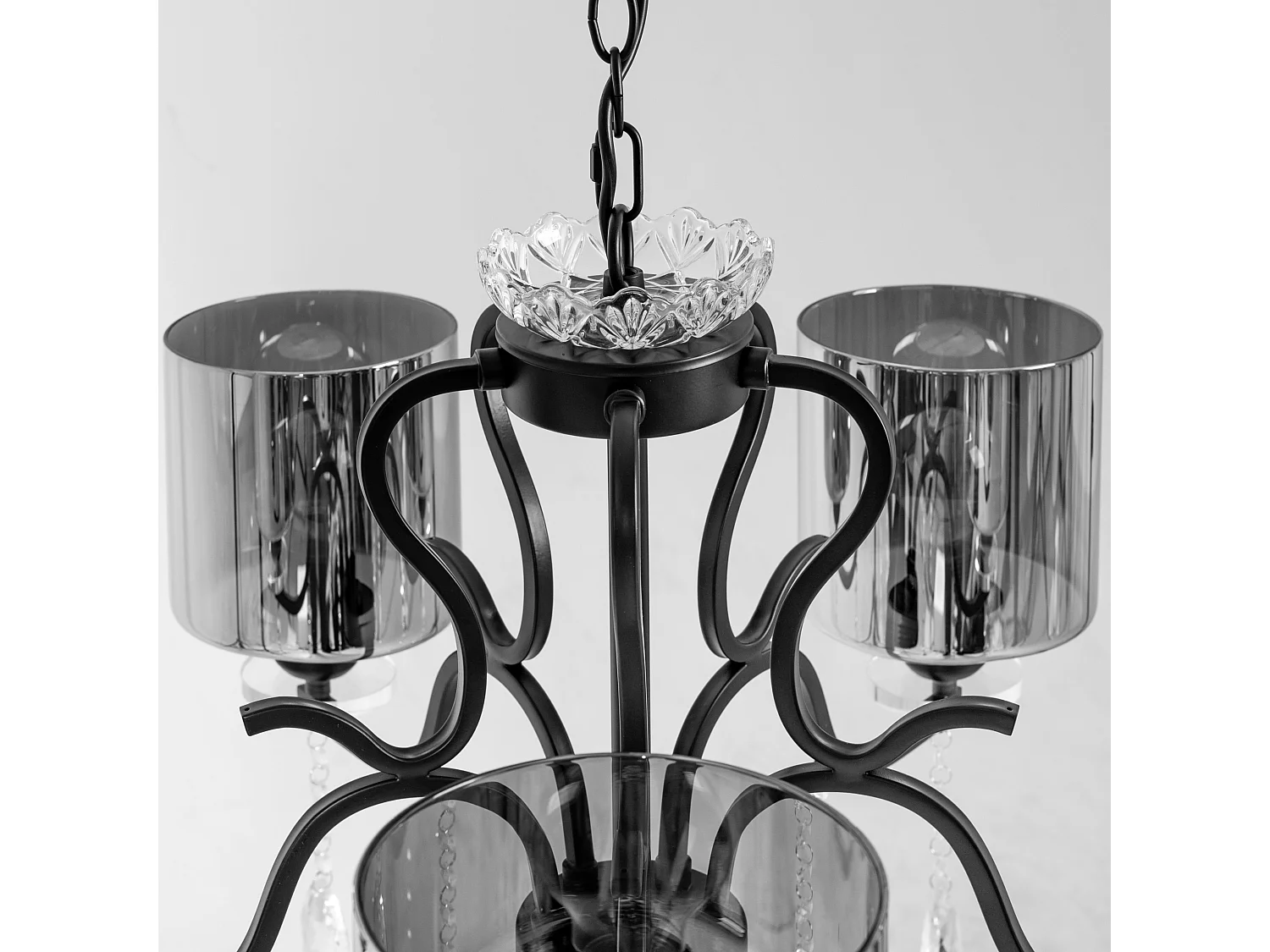 Toolight APP958-5CP hængelampe sort 67X67X54CM