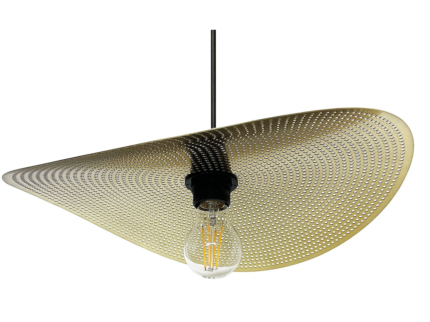 Lampe Suspendue Toolight App1469-1Cp Black Gold