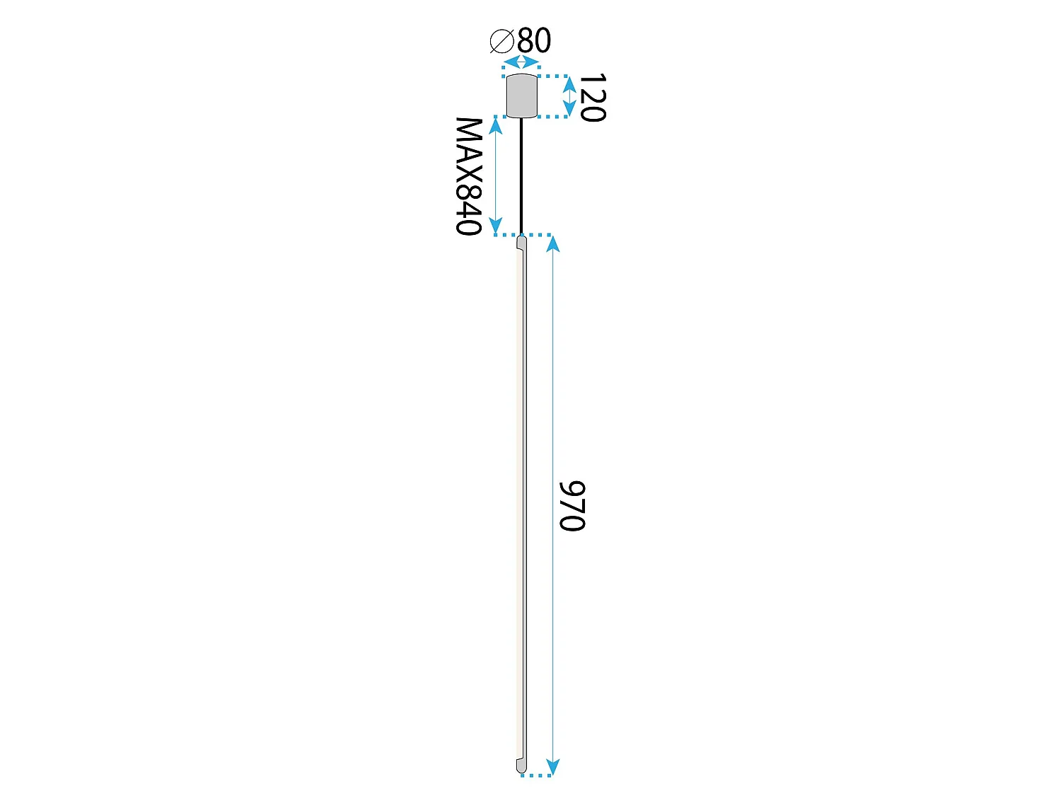 Candeeiro Suspenso Toolight Led App1414-C 100Cm Gold