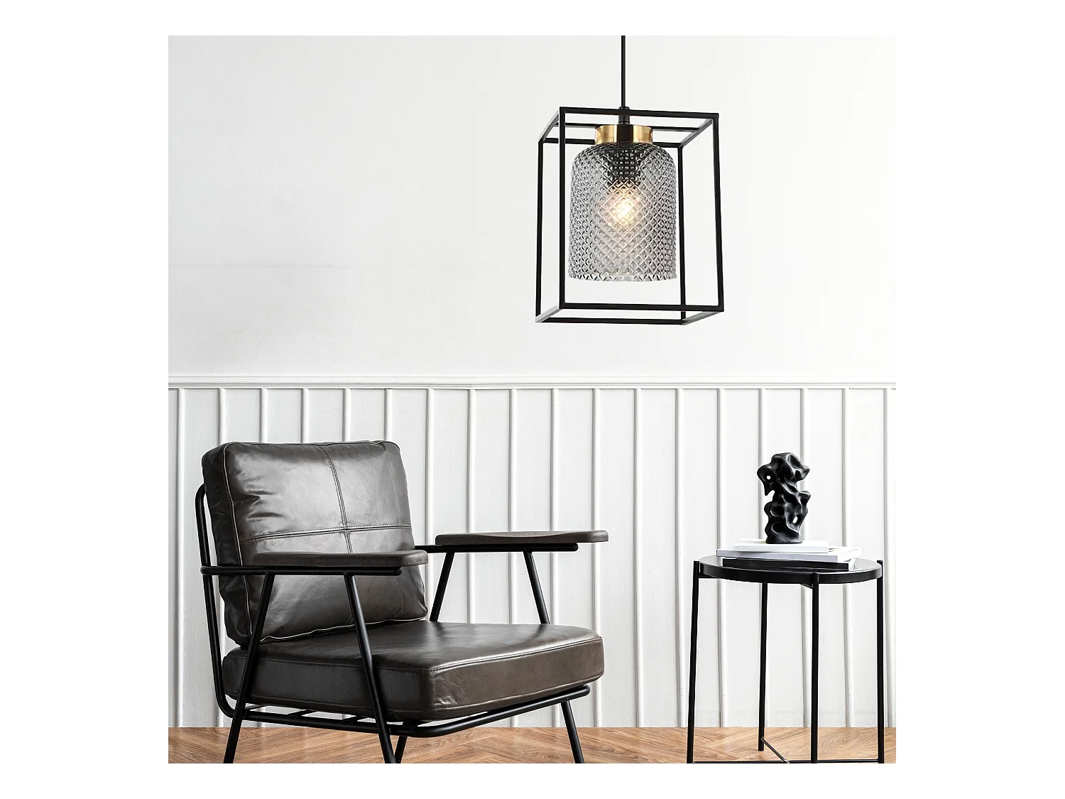 Lampe Suspendue Toolight App1265-1Cp Black