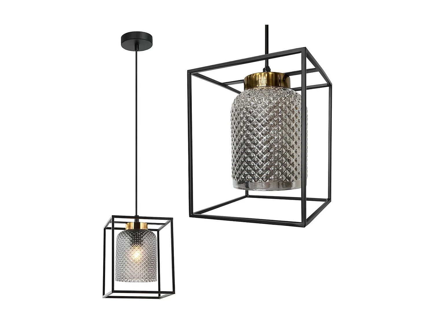 Lampe Suspendue Toolight App1265-1Cp Black