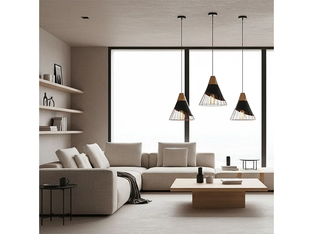 Hanglamp Toolight App225-1Cp Black Rose Gold