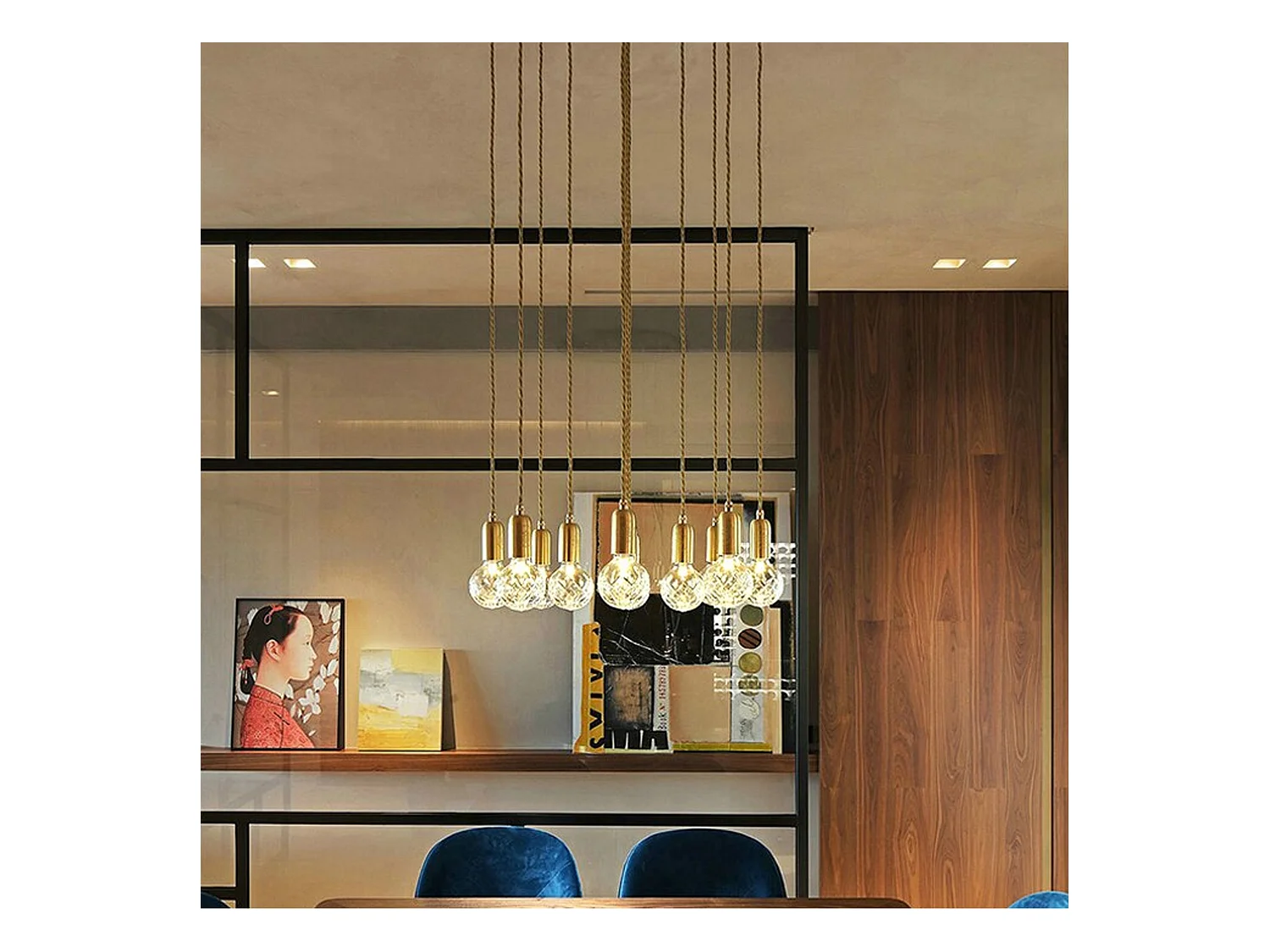 Candeeiro Suspenso Toolight App649-1Cp Gold