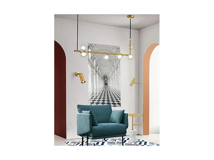 Lampe Suspendue Toolight App690-6Cp Gold