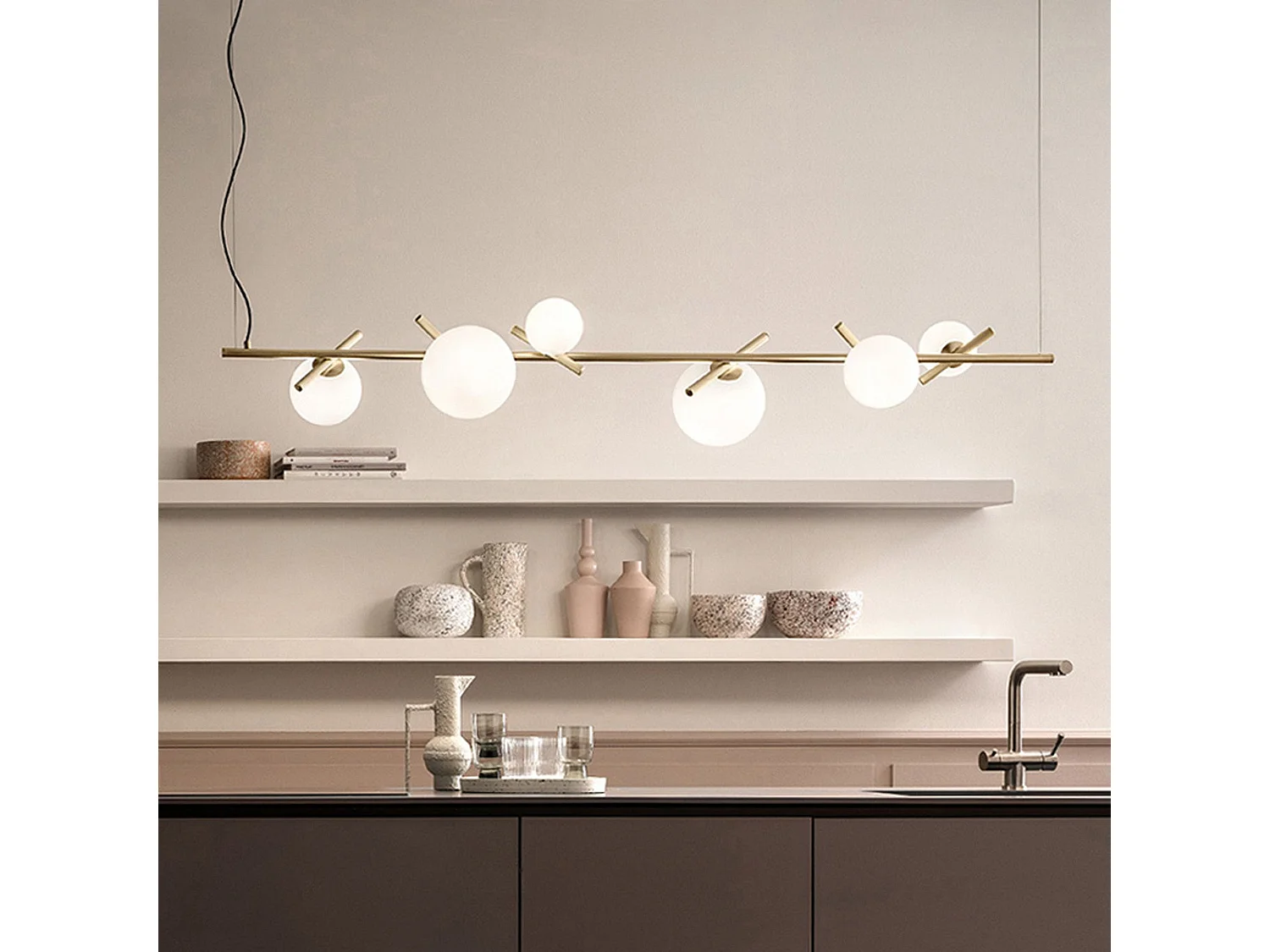 Hanglamp Toolight App1664-6Cp Gold