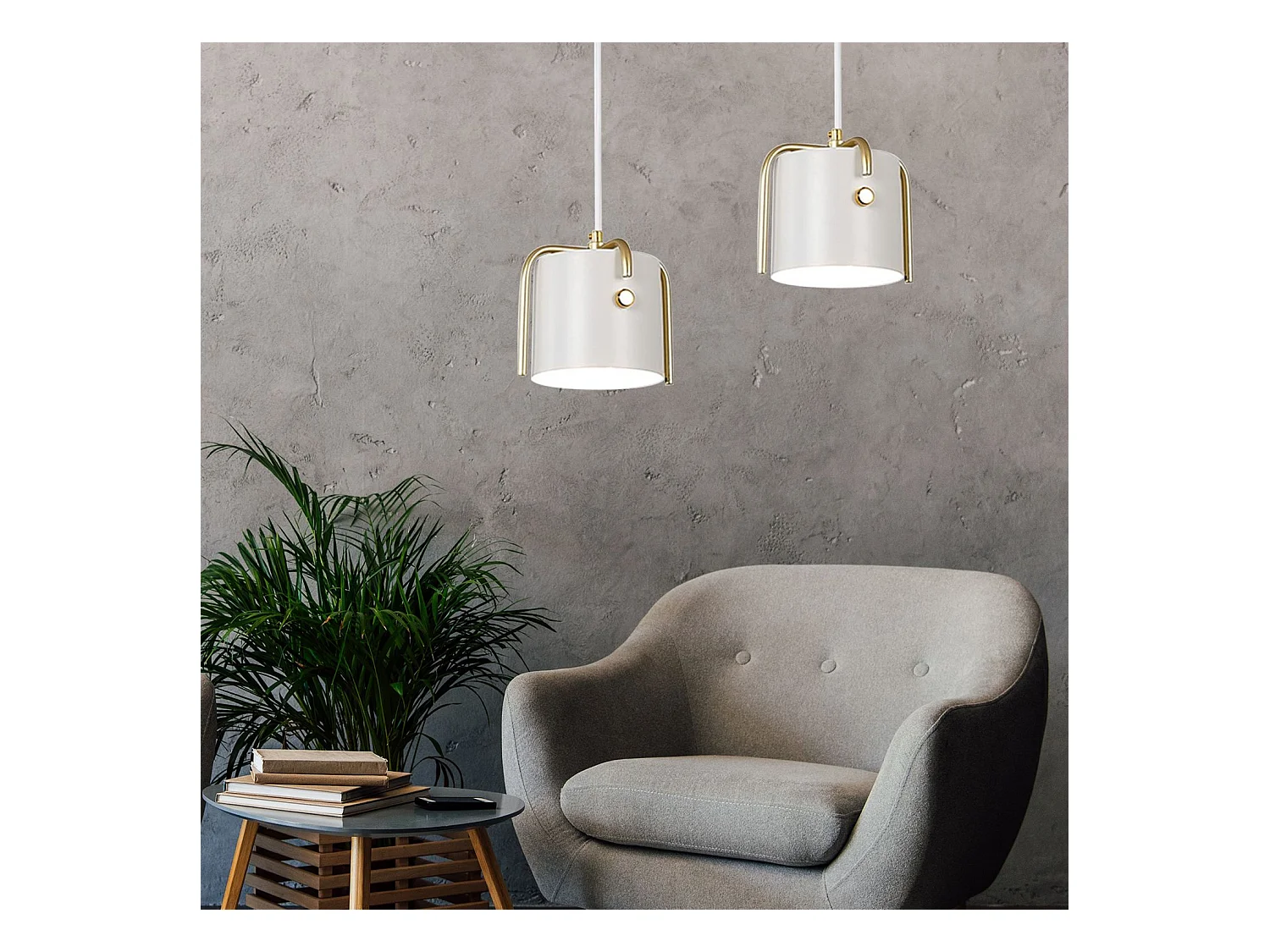 Lampe Suspendue Toolight App935-1Cp Elegant White