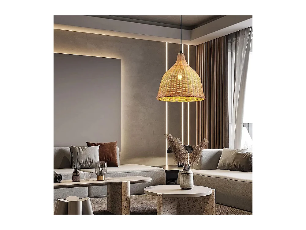 Lampe Suspendue Toolight App1647-1Cp Boho Beige