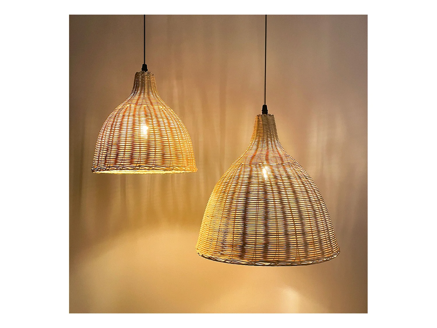 Lampe Suspendue Toolight App1647-1Cp Boho Beige