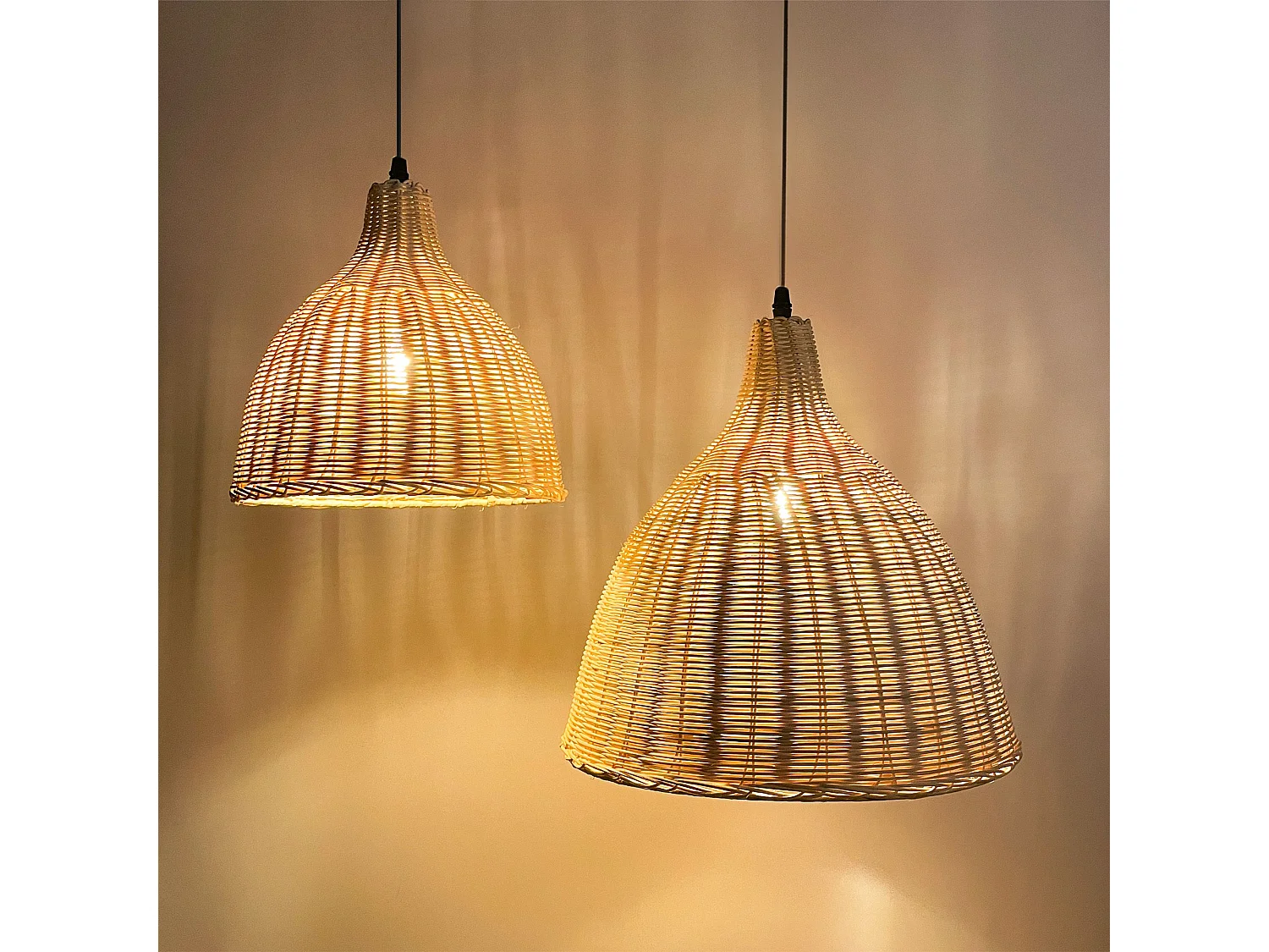 Lampe Suspendue Toolight App1647-1Cp Boho Beige