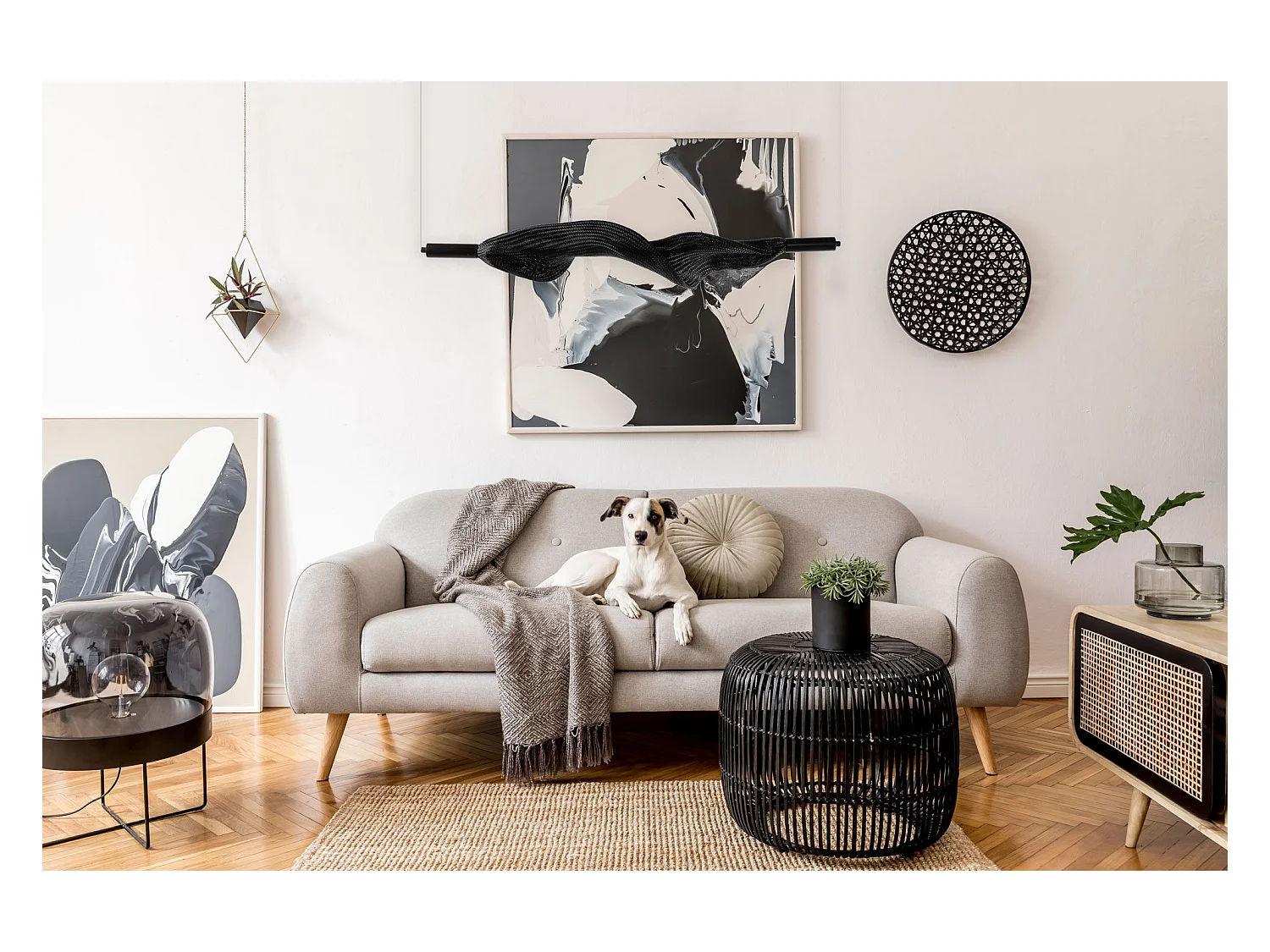 Lampe Suspendue Toolight App1446-Cp Black