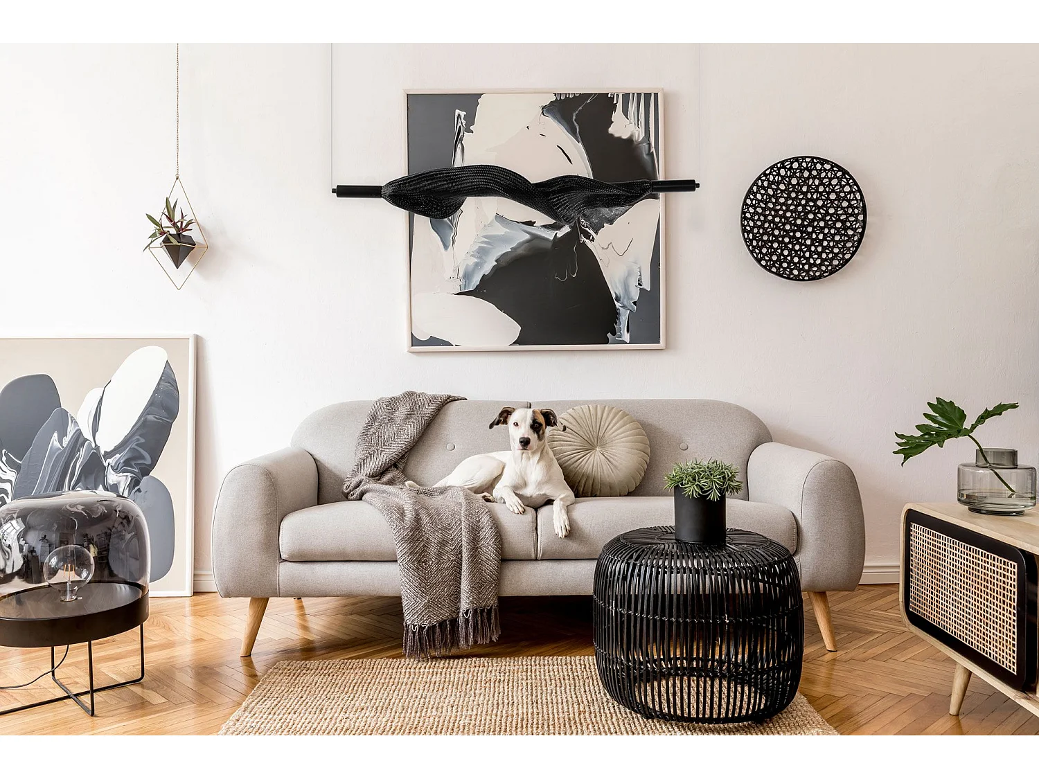 Candeeiro Suspenso Toolight App1446-Cp Black