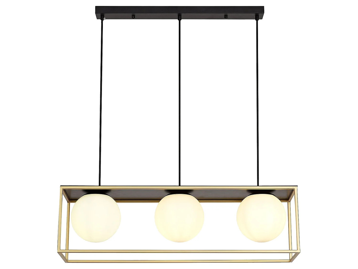 Toolight APP1164-3CP hængelampe guld hvid 29X29X15,5CM
