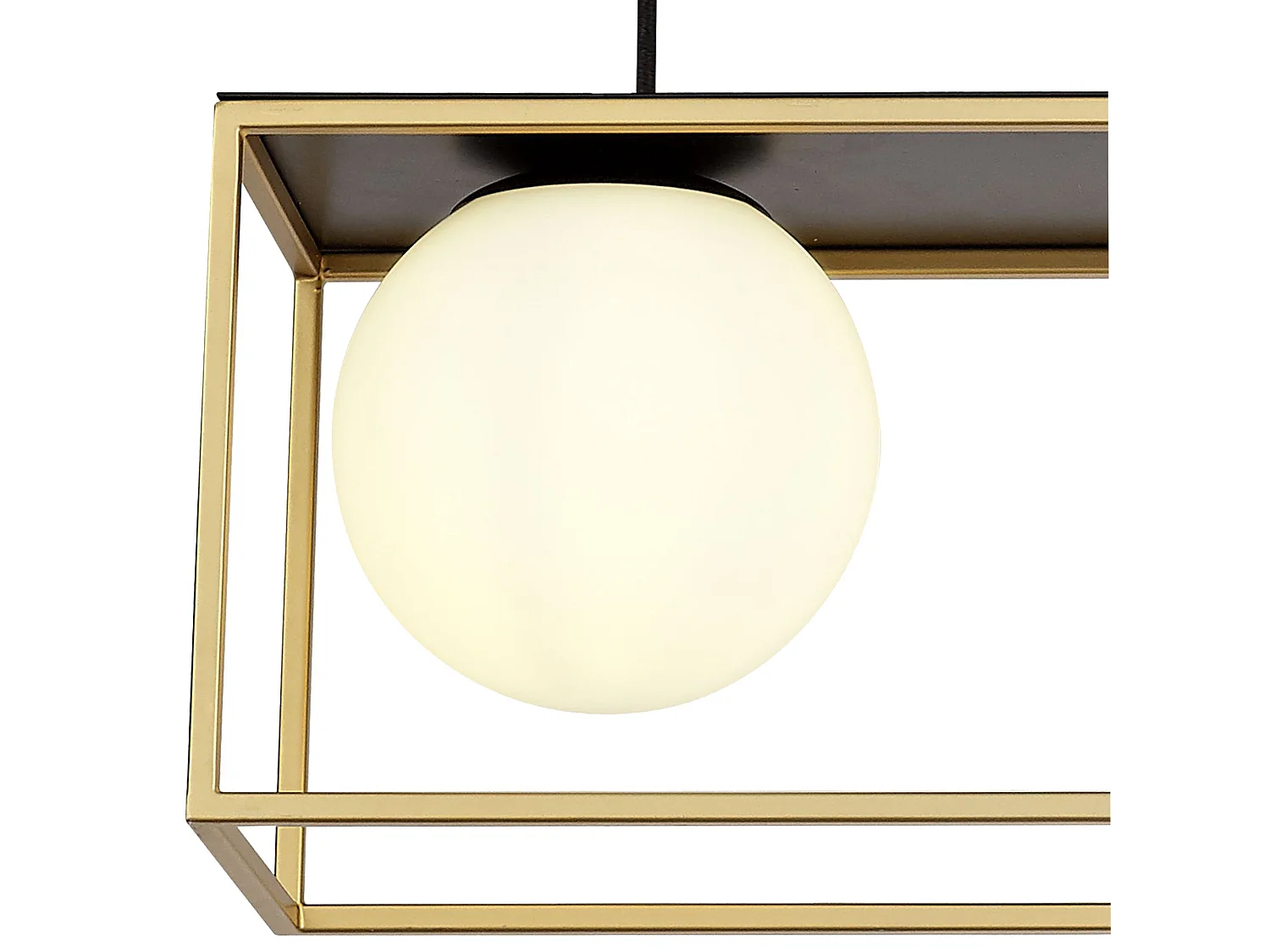 Toolight APP1164-3CP hængelampe guld hvid 29X29X15,5CM