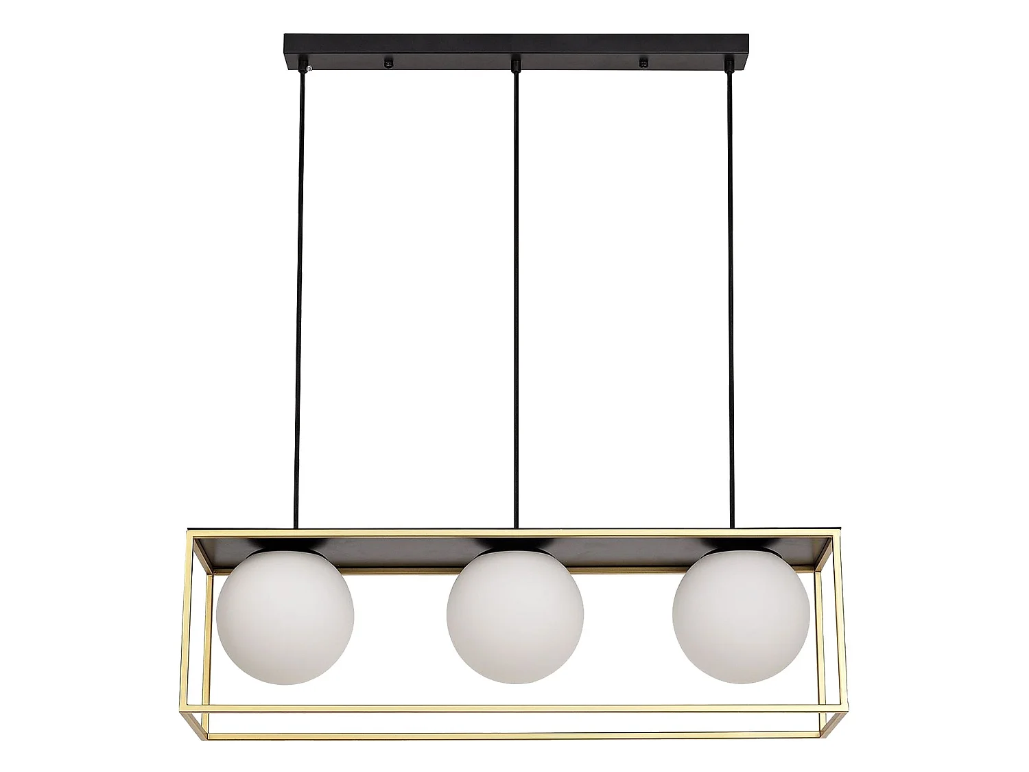 Toolight APP1164-3CP hængelampe guld hvid 29X29X15,5CM