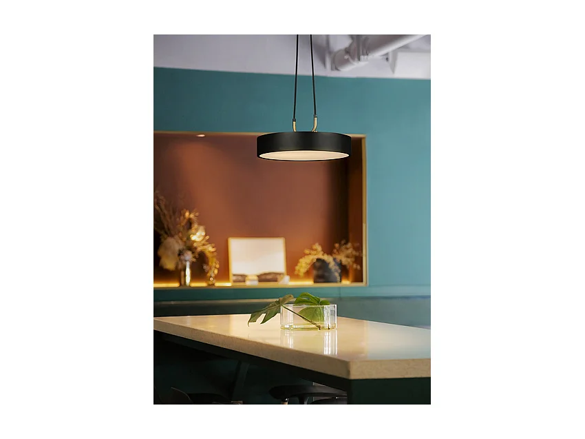 Lampe Suspendue Toolight Led App947-1Cp Round 30Cm Black