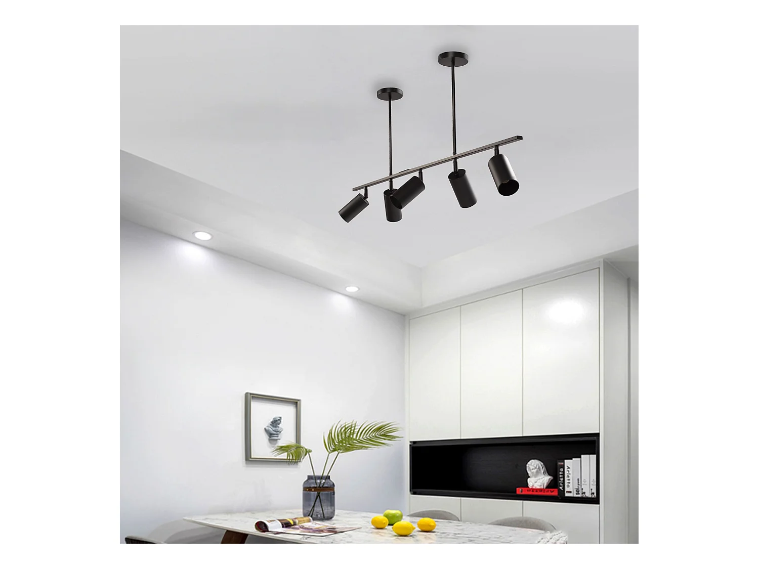 Lampe Suspendue Toolight App611-5C Loft Black