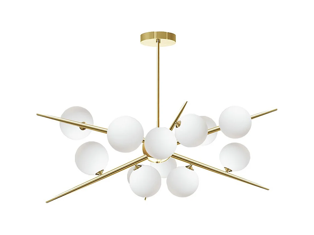 Candeeiro Suspenso Toolight App998-12Cp Gold