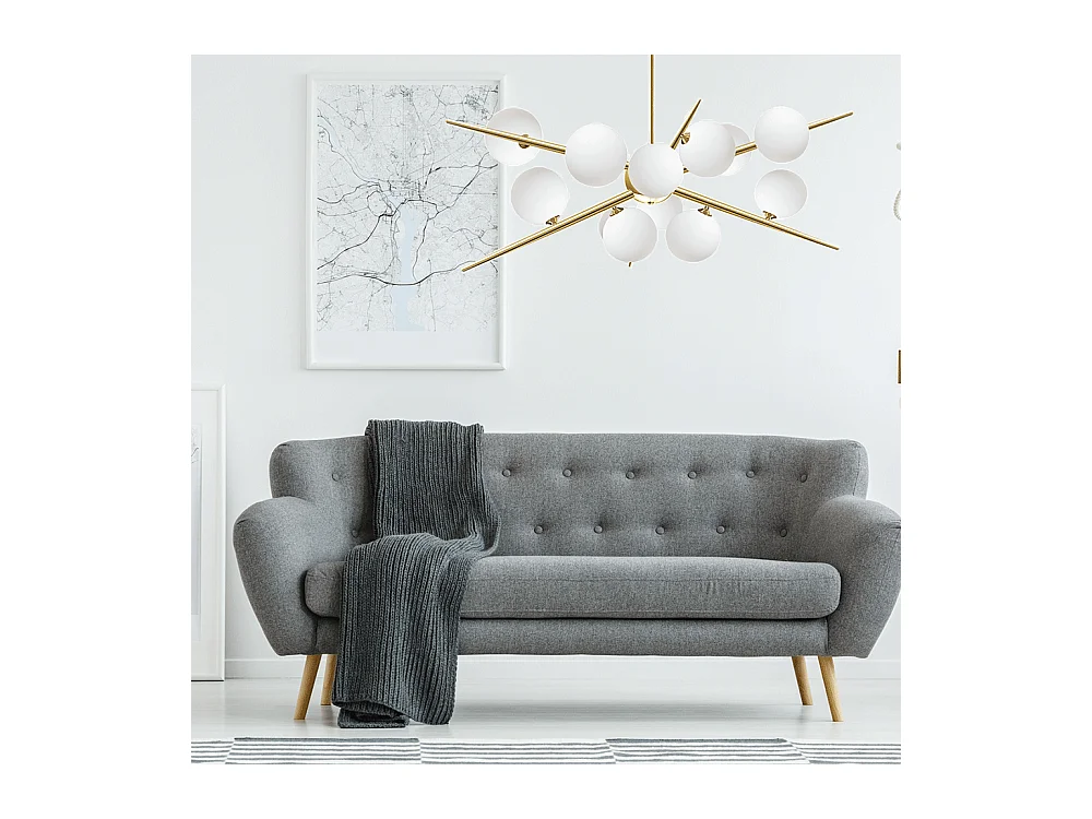 Candeeiro Suspenso Toolight App998-12Cp Gold