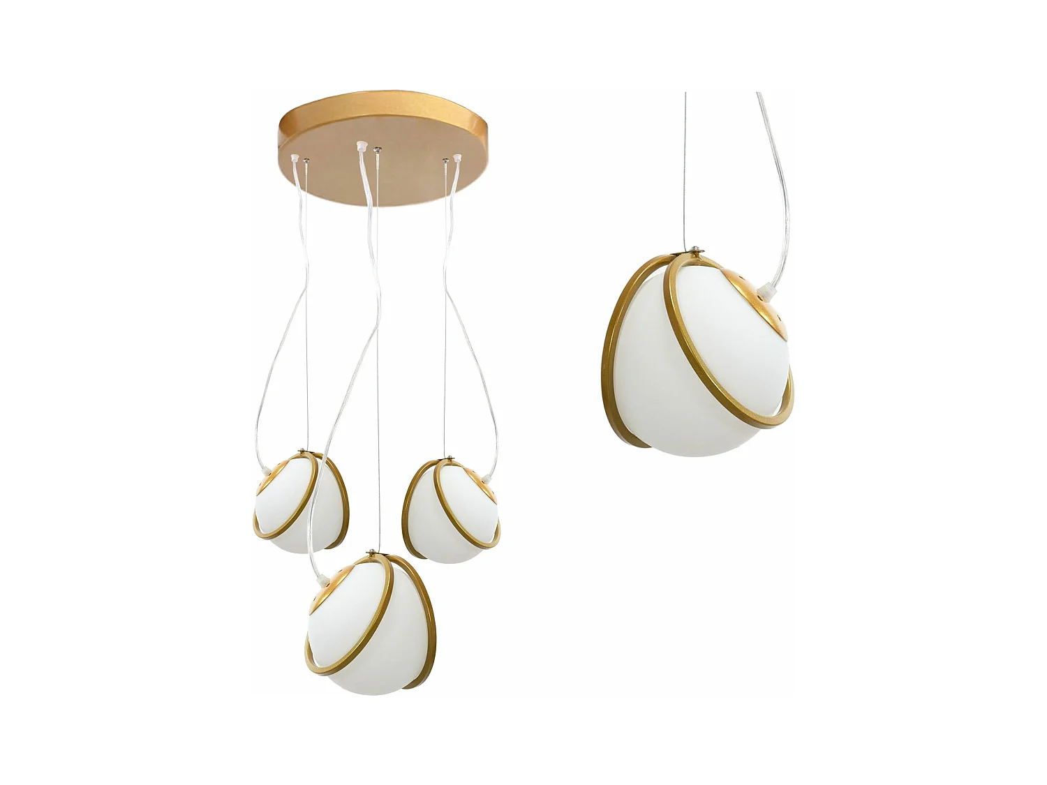 Hängelampe Toolight App1090-3Cp Gold