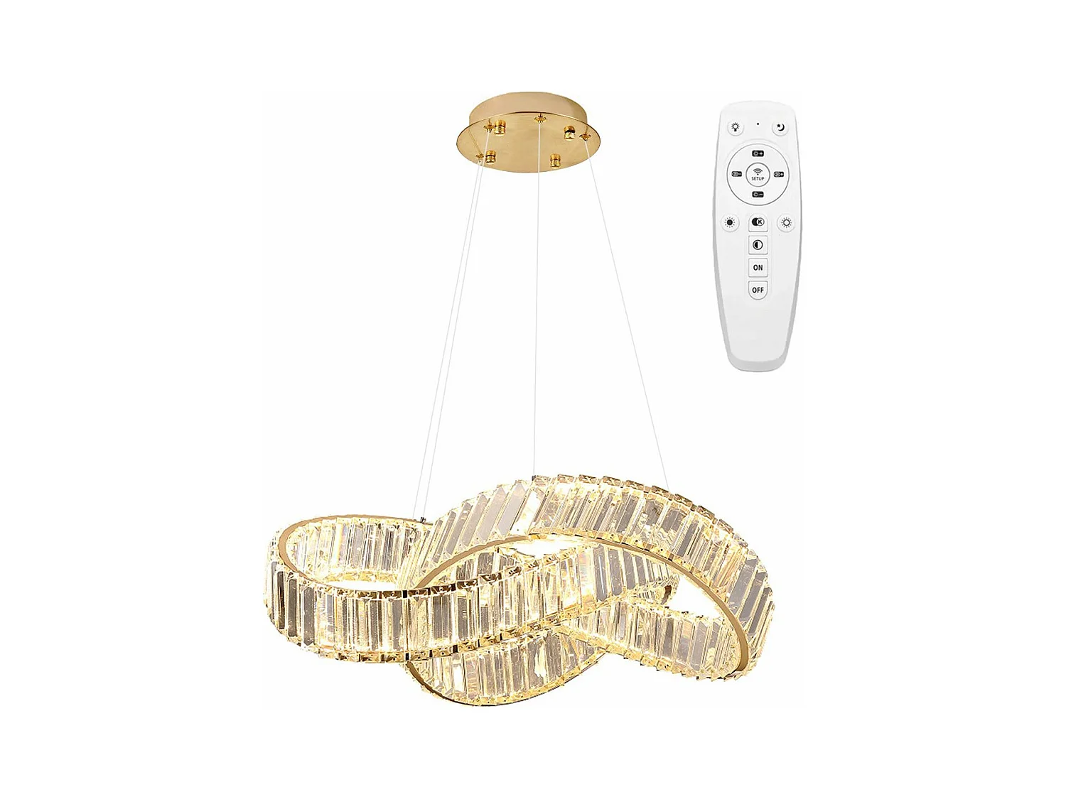 Lampe Suspendue Toolight Led App1538-Cp Gold