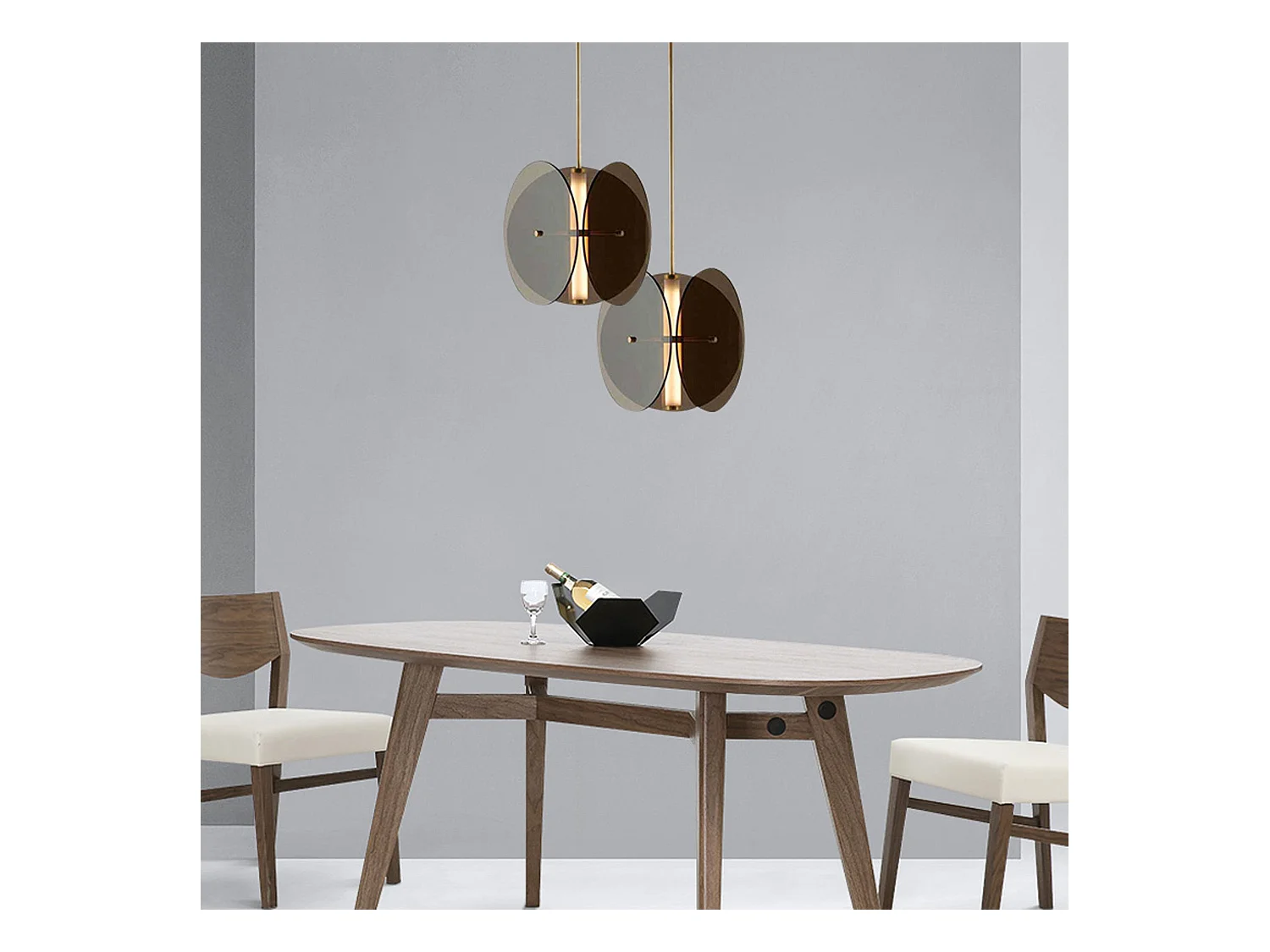 Hängelampe Toolight App1675-Cp Round Black