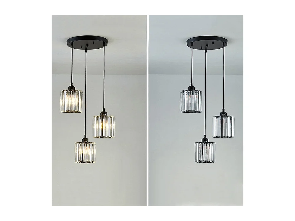 Lampe Suspendue Toolight App513-3Cpr Black