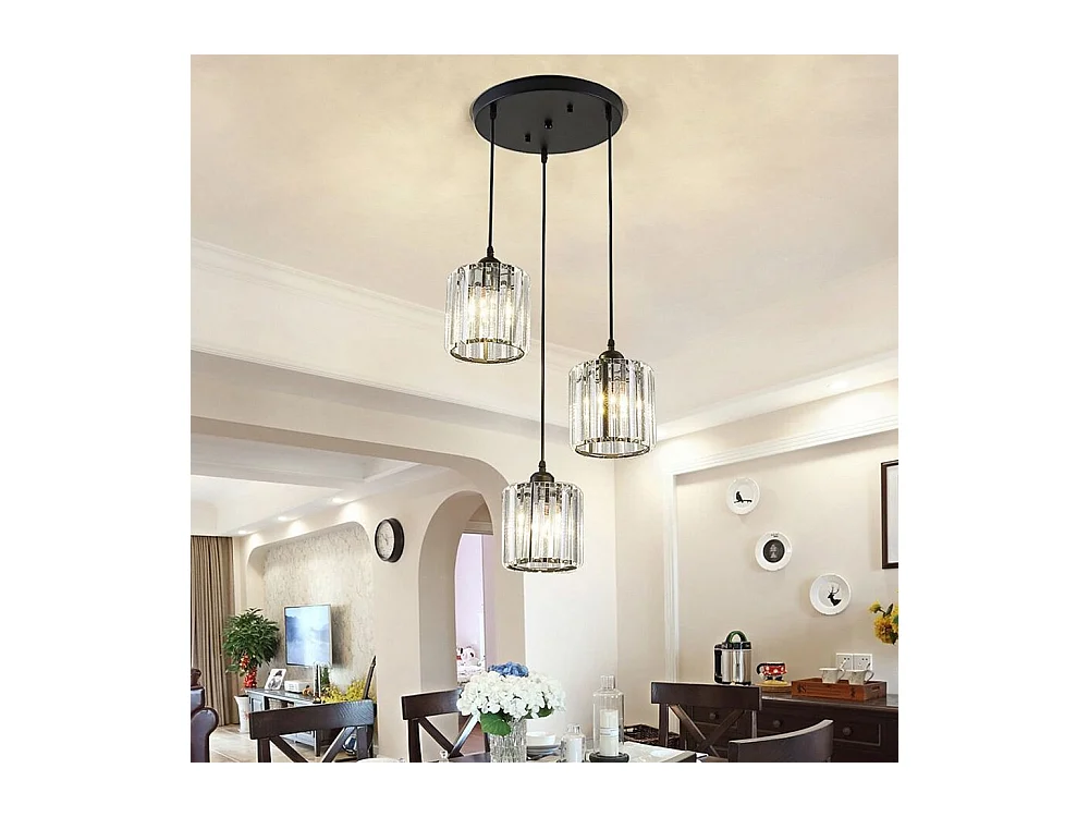 Lampe Suspendue Toolight App513-3Cpr Black